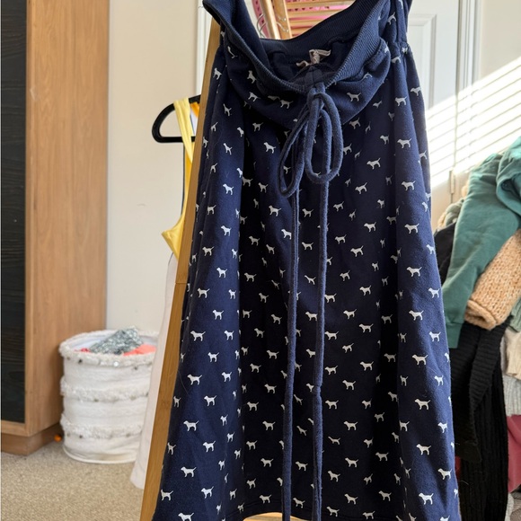 PINK Victoria's Secret Navy French Terry dress - Picture 2 of 3